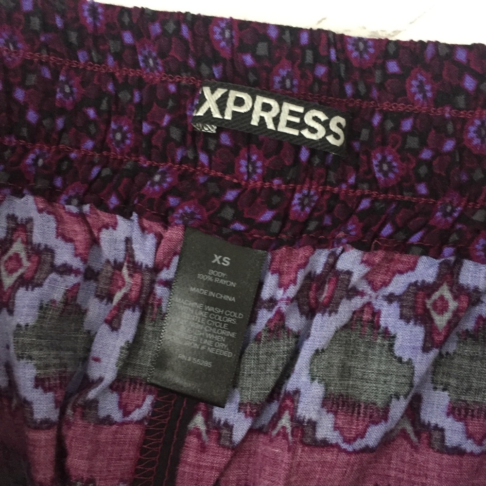 Express Aztec tribal printed casual shorts - Picture 3 of 5